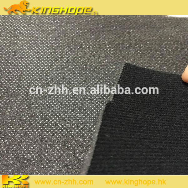 polyester fabric velvet with foam sponge for sports shoes 3