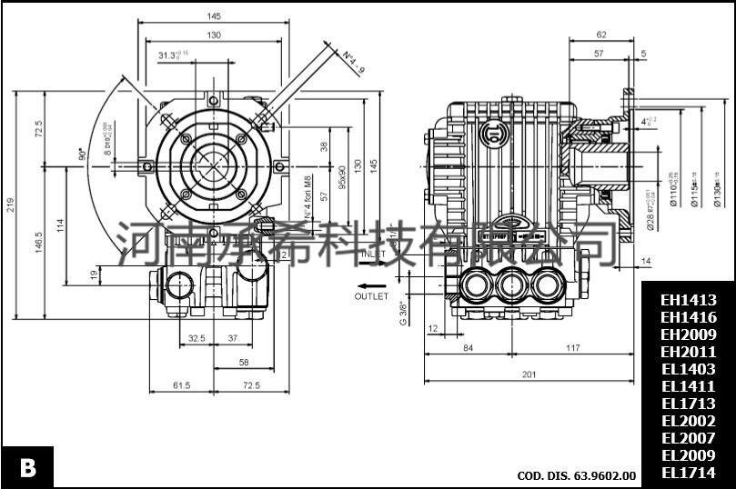 意大利 高压柱塞泵 进口 INTERPUMP 英特 --EL1713 3