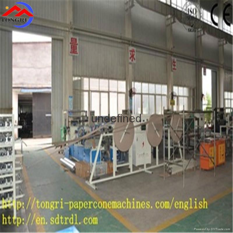 Spiral paper tube production line