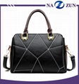 Fashion elegance ladies handbag custom high quality women pu leather handbags 