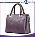 Fashion elegance ladies handbag custom high quality women pu leather handbags  3