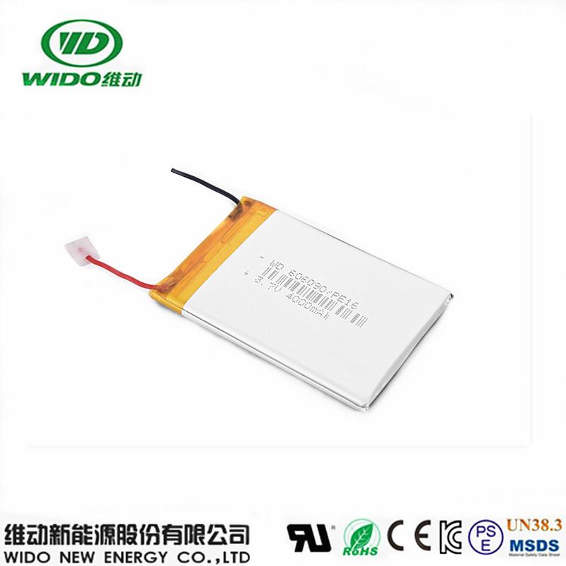 lipo batttery 3.7v 4000mah 606090 lithium ion battery for power bank 3