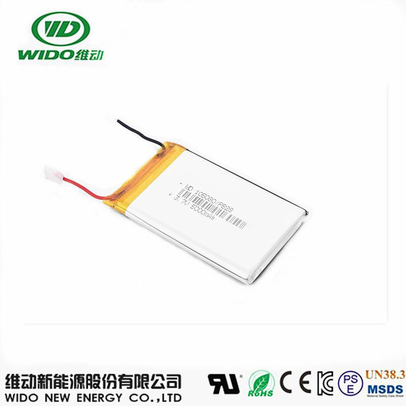 lipo battery 3.7v 5000mAh 105080 polymer li-ion battery 