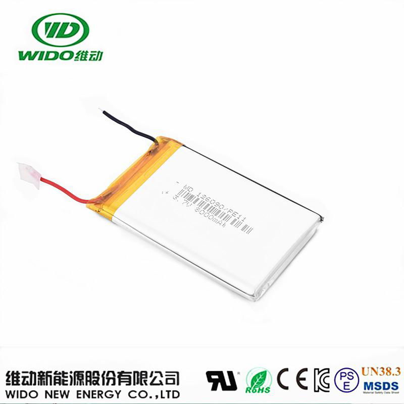 lipo batteries 8000mAh 3.7v rechargeable li polymer battery 126090 
