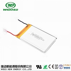 lipo batteries 8000mAh 3.7v rechargeable li polymer battery 126090 