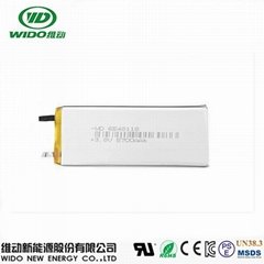 lipo batteries 3.8v 5700mah  6548118 rechargeable polymer lithium battery 