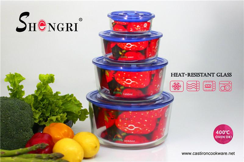 heat-resistant glass air tight container 5