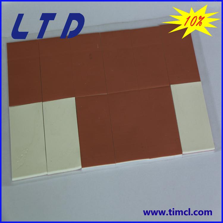 LCP series silicone thermal pad with one side cover silicone cloth 2