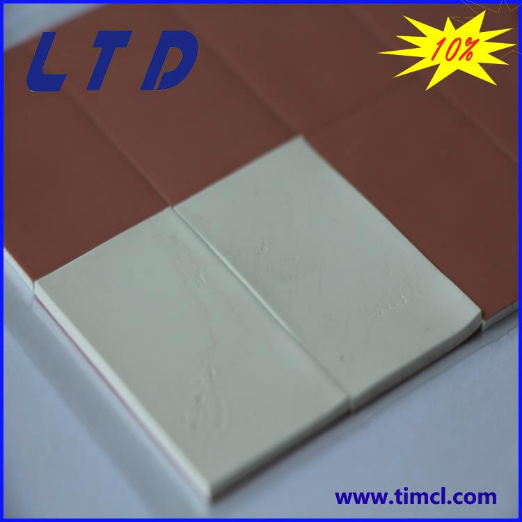 LCP series silicone thermal pad with one side cover silicone cloth 4