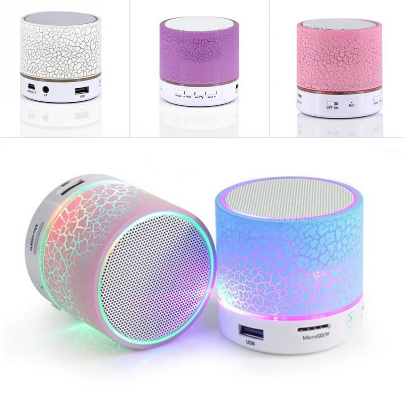 Wireless Smart Hands Free LED Light Mini Bluetooth Speaker 2