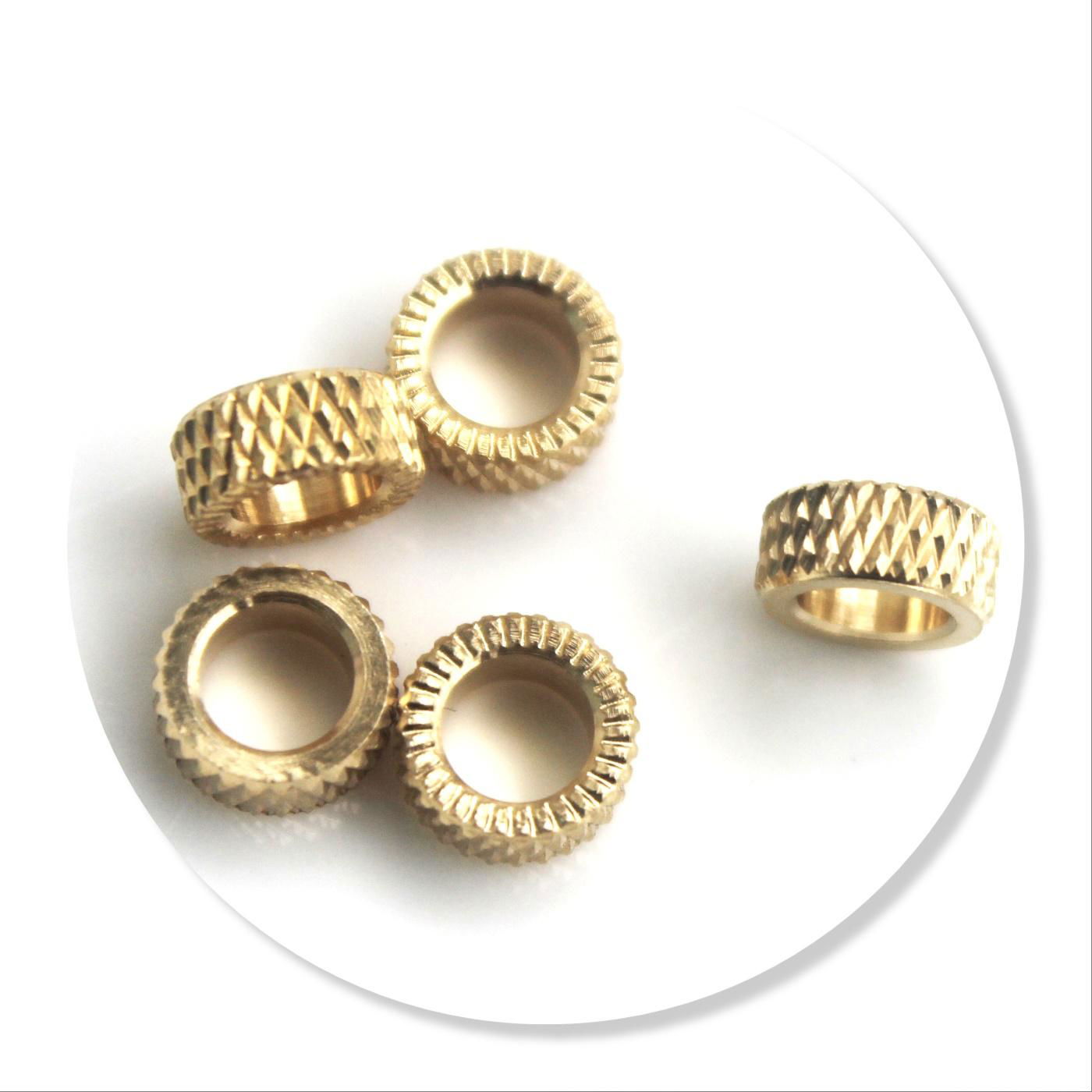 thin knurled nut