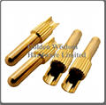  electronic components M12 thread knurling brass contact pins