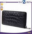 New customise fashion Brand logo croco bagsmen leather wallet men hand bags 1