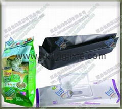 High-speed center seal, 4 side seal bag