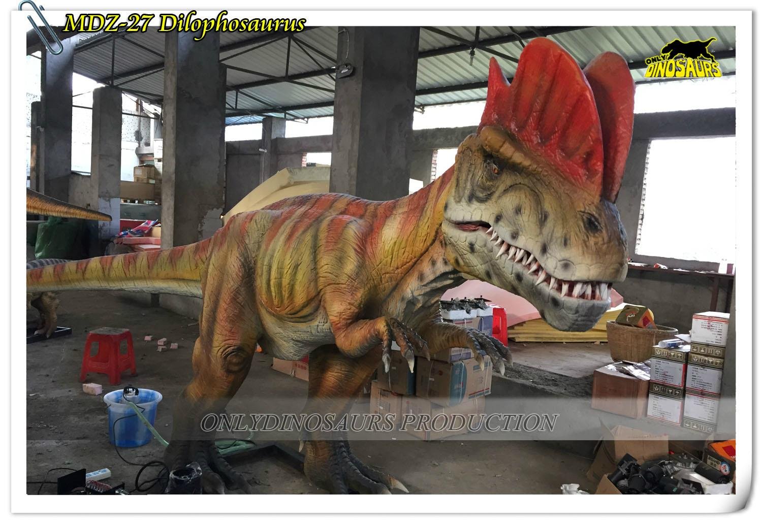Animatronic Dinosaur outdoor or indoor amusement park Dilophosaurus 1