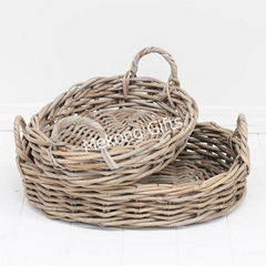 Oval Rattan Basket