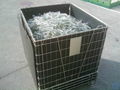 Hot Sale Folding Wire Mesh Container for PET Preform Storage 1