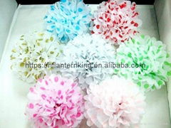 Sale 10-Inch Paper Pompons Pom Poms Flowers Christmas Pompom Flower Tissue Balls