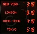 World time zone clock high quality Led