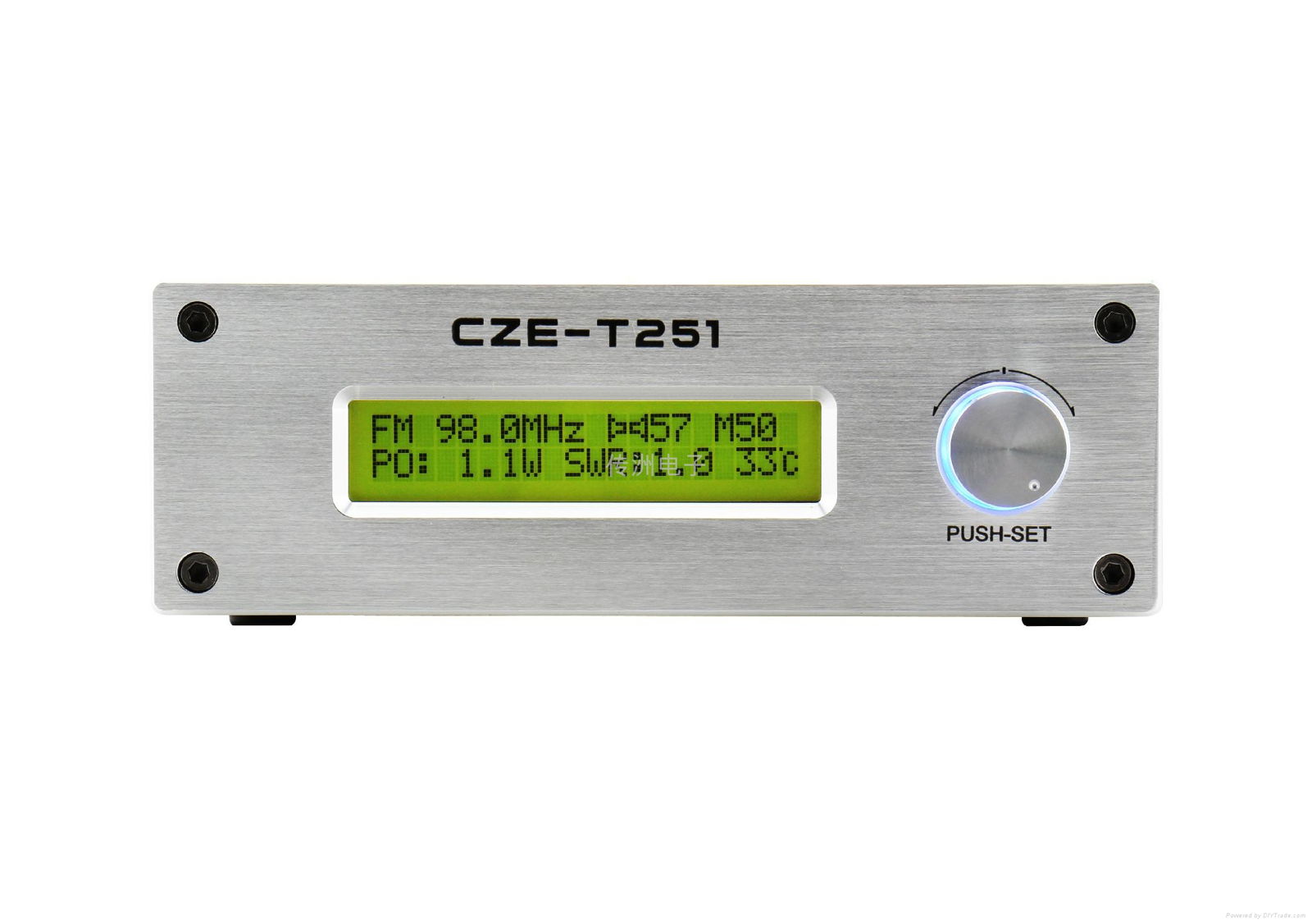 傳洲電子 CZE-T251 25W 高音質無線調頻立體聲發射機