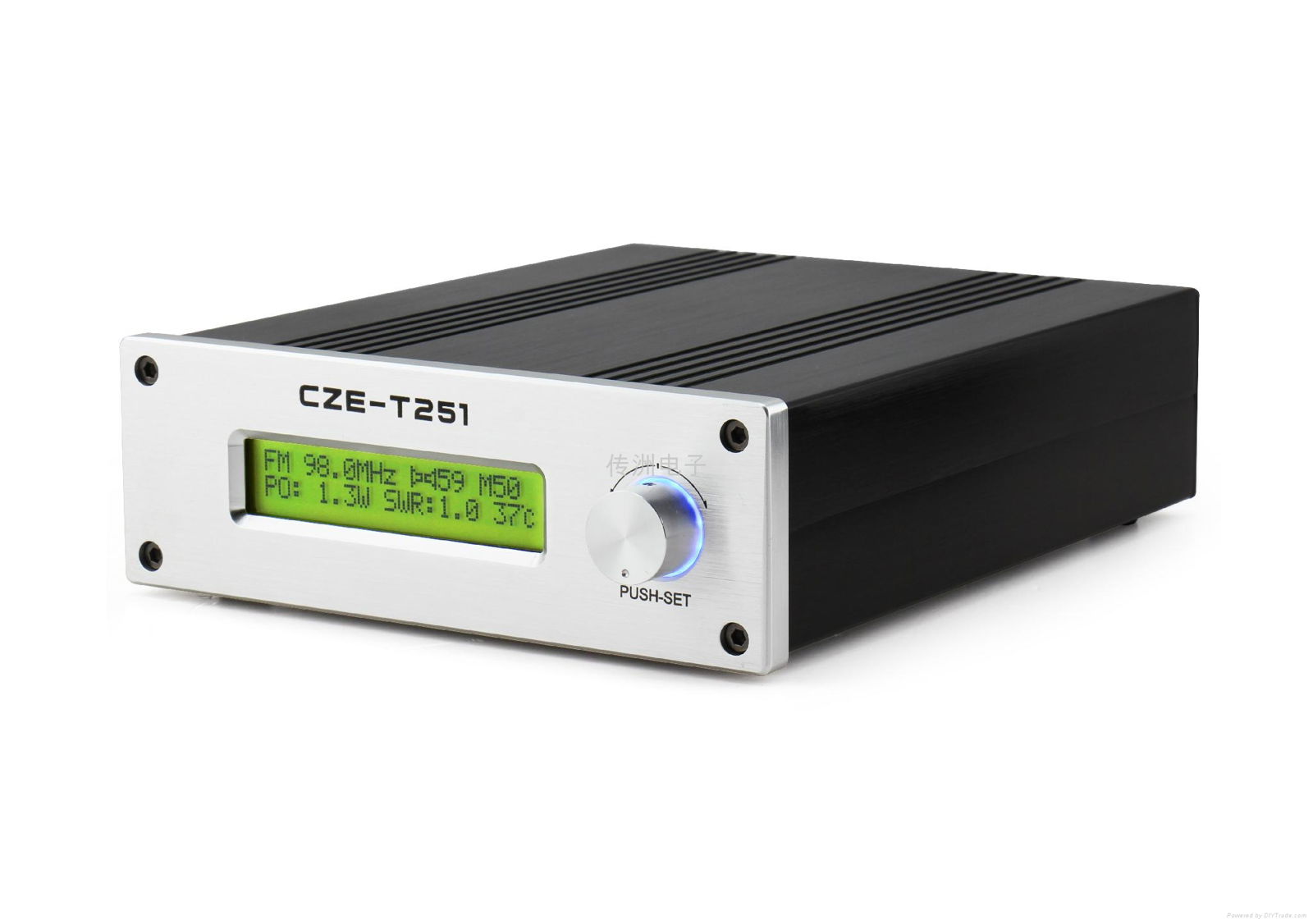 CZE-T251 25W Audio Power Wireless Stereo FM Transmitter 4