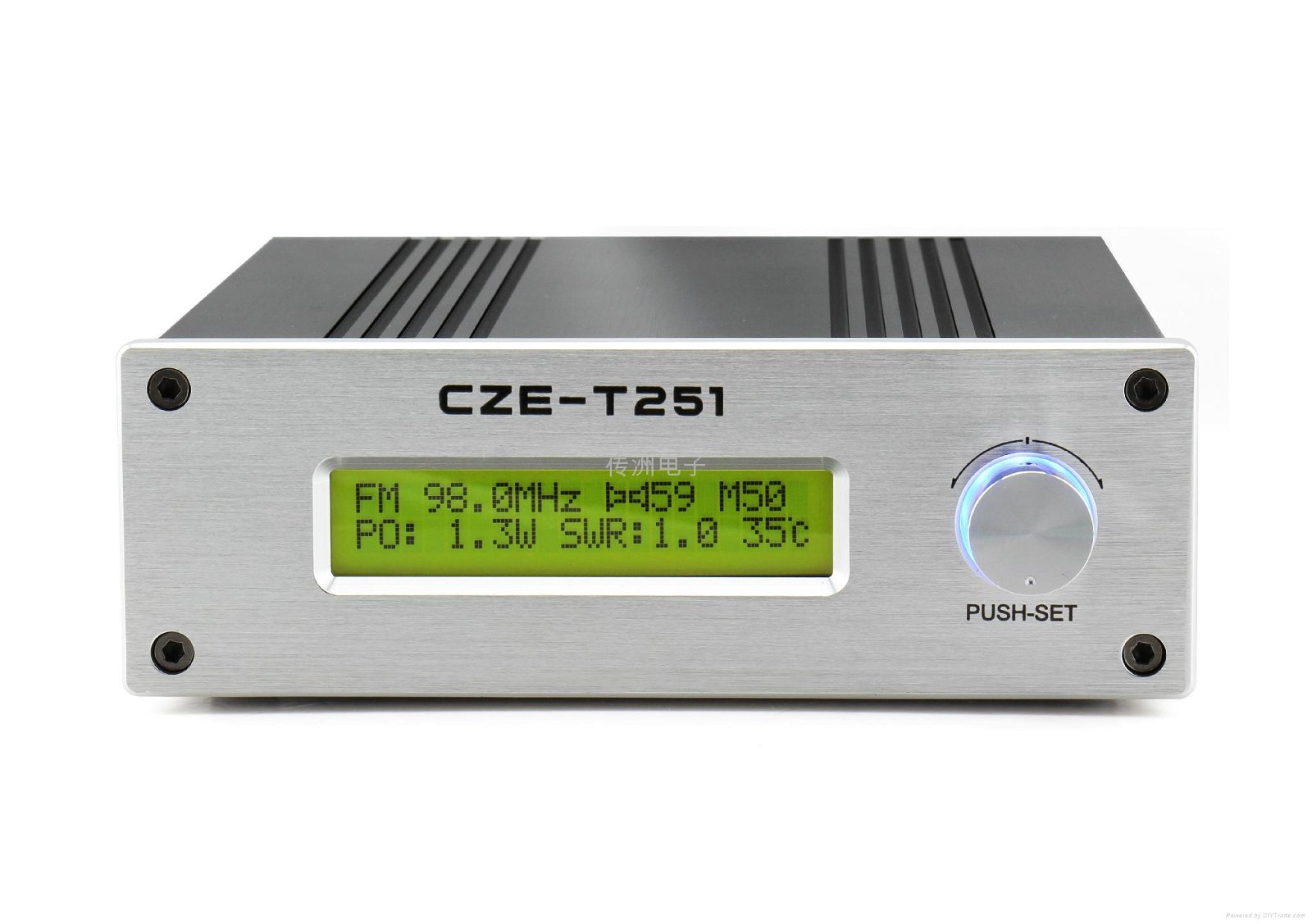 傳洲電子 CZE-T251 25W 高音質無線調頻立體聲發射機 5