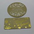 Hot Stamping Gold/Silver Business Card Embossed Foil Card with Low Price 4