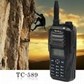 VHF&UHF雙段手持對講機TC-589 2