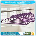 High quality no slip flocked hanger factory in China