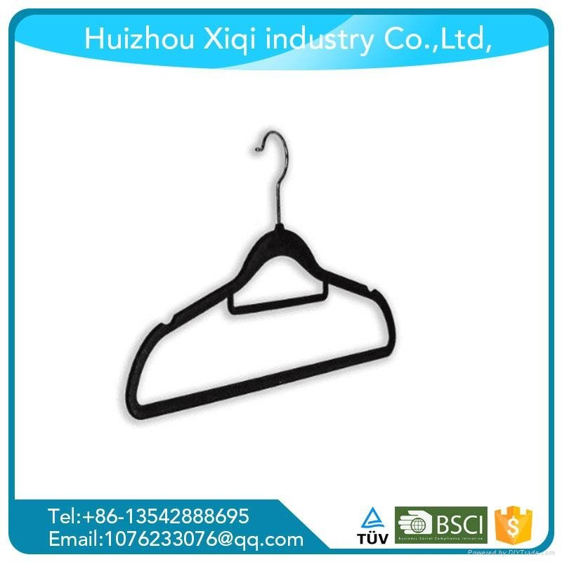 High quality no slip flocked hanger factory in China 2