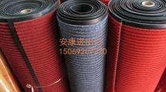 條紋展覽地毯PVC條紋地墊阻燃防滑除塵一次性展覽地毯