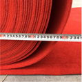 red exhibition blanket Chemical fiber needled flannelette carpet 2