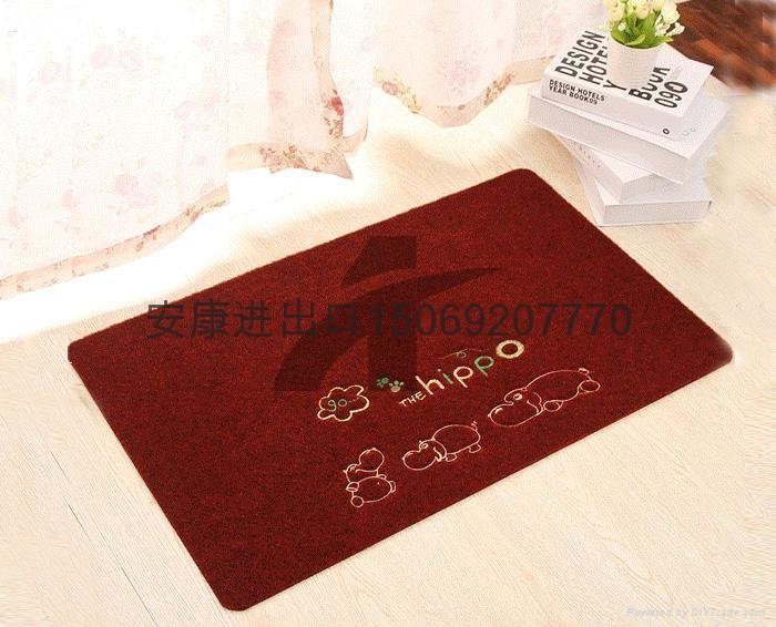 Shandong carpet factory outlet PVC door mat 4