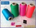 Raw White High Strength Ecofriendly Label DTY 150/48 Polyester Yarn 