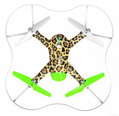 Apex 2.4G 6CH-RC Leopard Drone with HD Camera and Transmission Screen (GD-108)