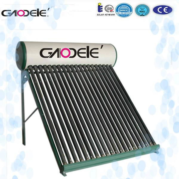 Compact No Pressure Stainless steel Solar Hot Water Heater 