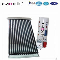 Split pressurized solar water heater system