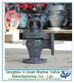 Lever&gear operated lug type butterfly valve without pin butterfly valve F7480 4