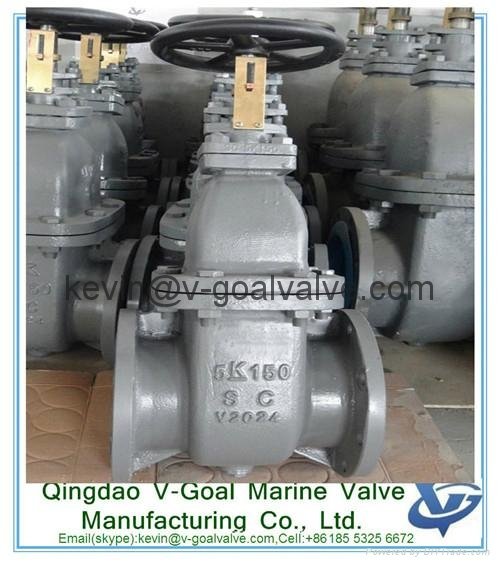 Marine Valve V-Goal Marine Valve - Cast Iron Gate Valve 16K 50A 