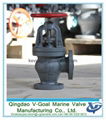 Marine Cast Iron Screw Down  Check Globe Valve JIS F7353 5K 3