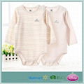 2017 new design baby romper eco-friendly orgenic cotton baby clothes 2
