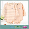 2017 new design baby romper eco-friendly orgenic cotton baby clothes 3