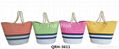 Canvas beach bags totes woman handbag 1