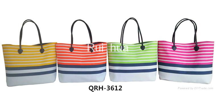 Canvas beach bags totes woman handbag 4