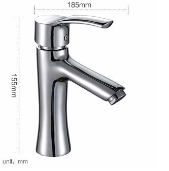 YORROW Sanitary Ware brass led single hole wash basin mixer tap