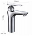 Bathroom Tap brass hot cold water polished basin mixer tap