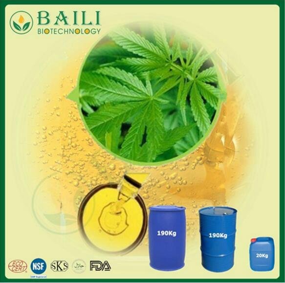Bulk Oil Pure Hemp Seed Oil with High Nutritional Value for Body Care From China