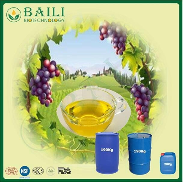 High Nutritional Oil Bulk Cold Pressed Virgin Grape Seed Oil