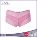 Hot images middle-waist underwear sexy women panty lingerie with lace decoration