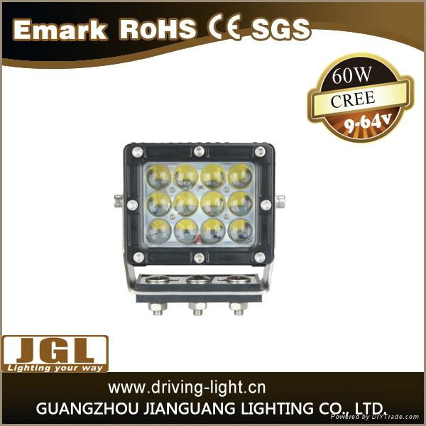 hot sale 60w offroad IP67 waterproof led working light for heavy duty machinery 